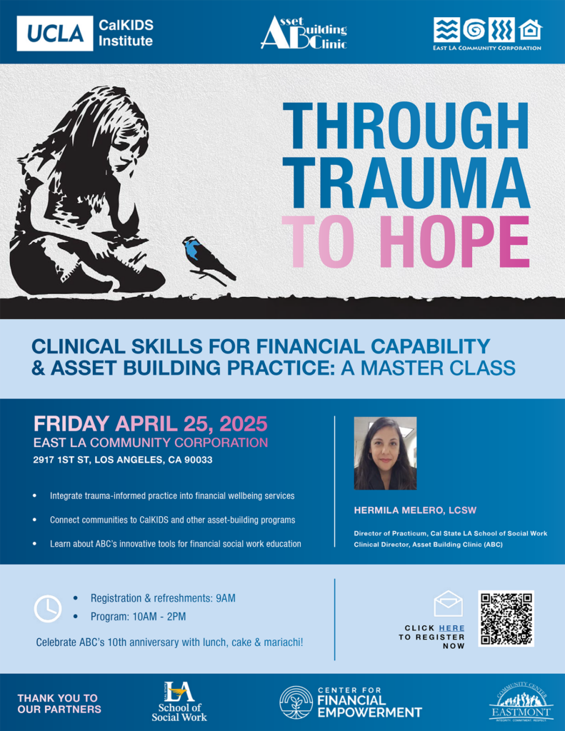 Through Trauma to Hope flyer
